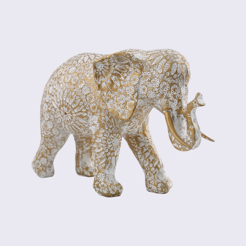 Compression Moulded Elephant Crafts Home Decoration