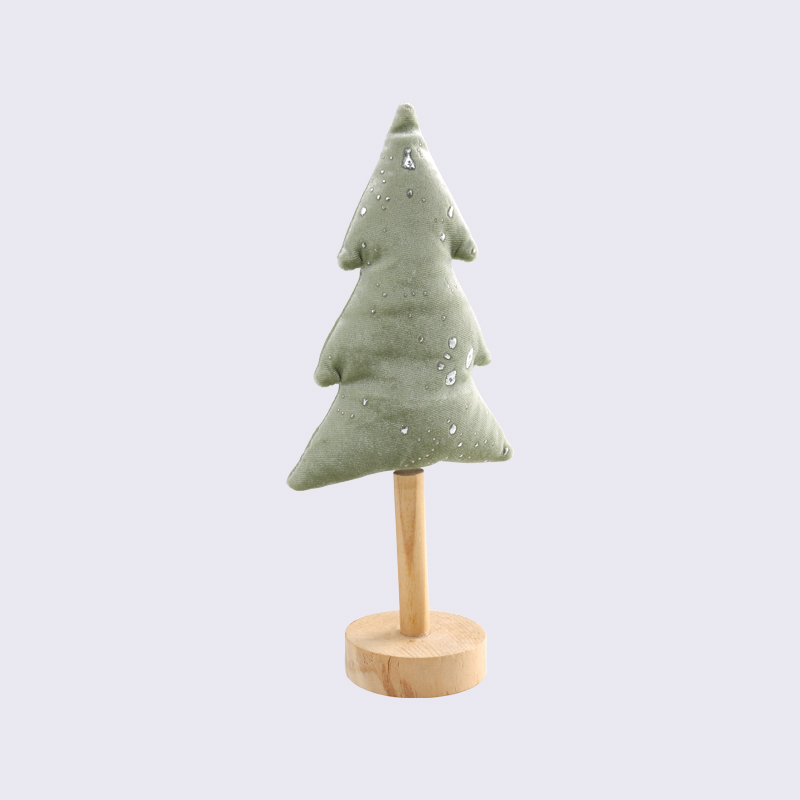 Flanell-Baumwoll-gefüllte vertikale Holzverzierungen für Weihnachtsbaum