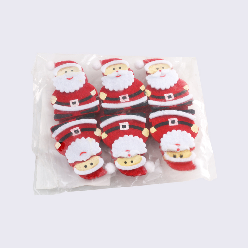 Santa Beard Holiday Niedliche Kinderaccessoires Vlies Wäscheklammern